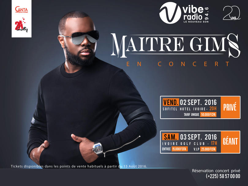 Maître Gims : le rappeur en concert inédit à Abidjan !