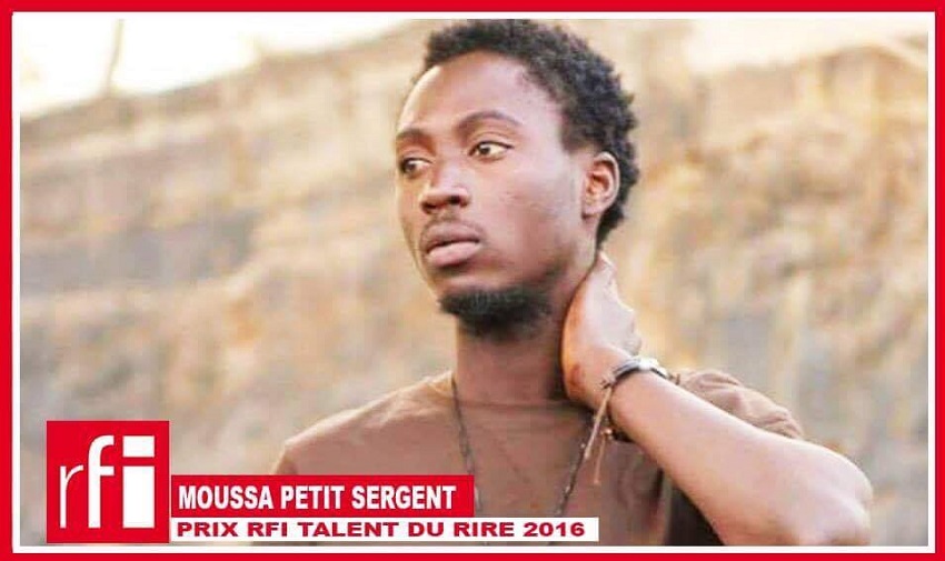 Prix Talent RFI  Moussa Petit Sergent l'humoriste lauréat du du rire 2016