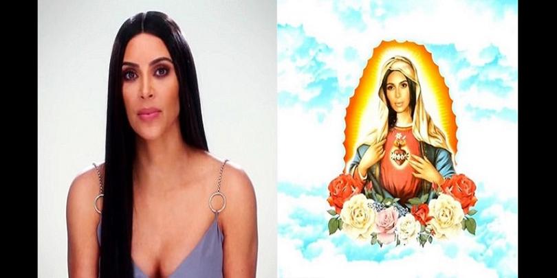 Kim Kardashian s’identifie à la Vierge Marie et fait réagir les internautes