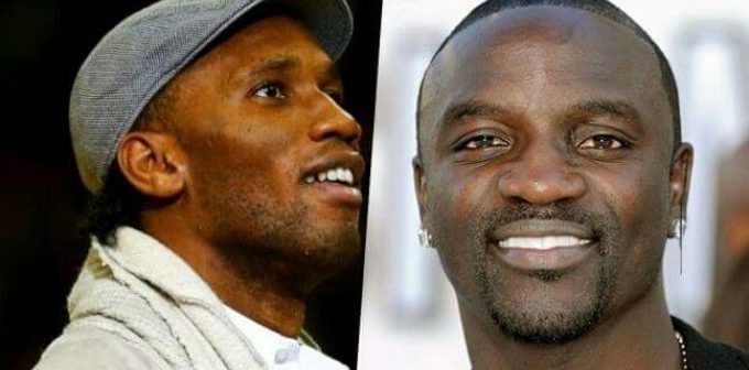 Quelques points communs entre Drogba et Akon qui vous intéresserons...