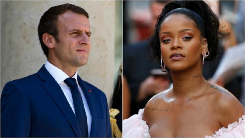 Macron reçoit mercredi à l’Élysée la chanteuse Rihanna