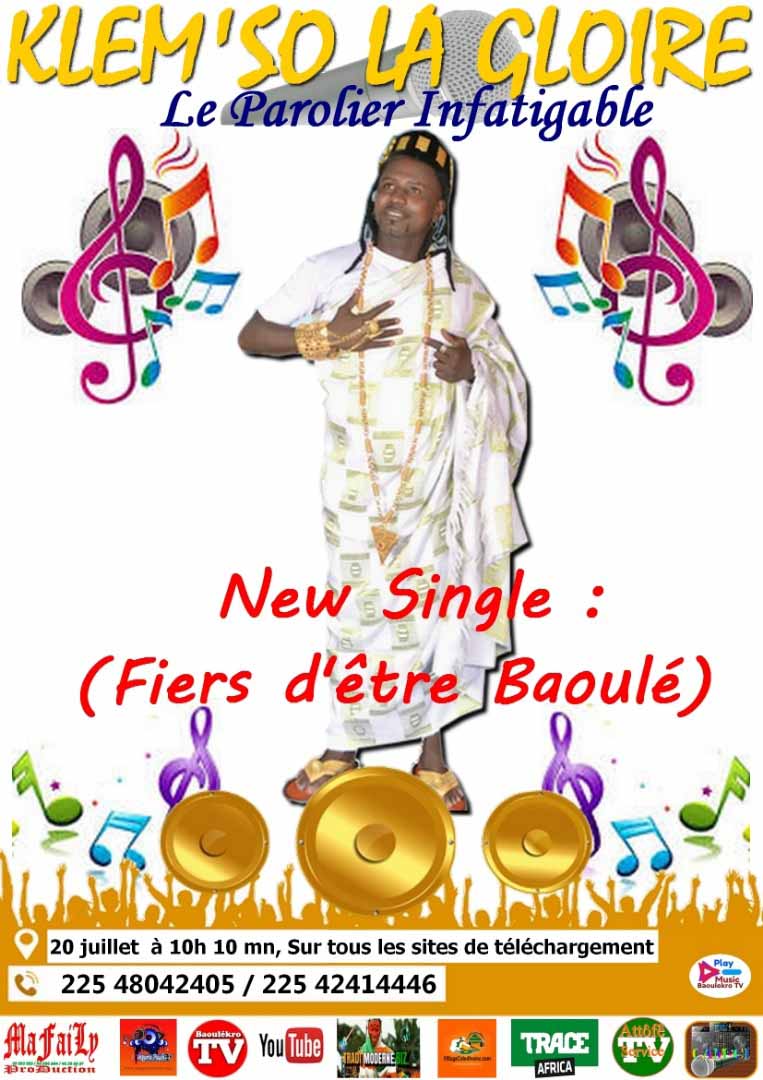 Klem'so la Gloire - Fiers d’être baoulé
