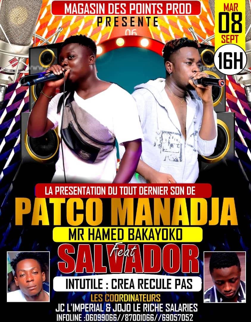 Patco Manadja (Mr Hamed bakayoko) feat Bb Salvador - Crea Recule Pas